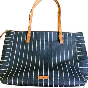 Fossil Tote/shopping/beach bag Coated Canvas 11x17